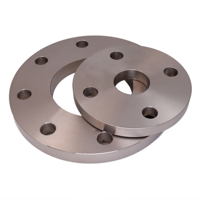 Titanium Blind Exhaust Flange Alloy Natural Gas Pipe Fittings Flange For Industry