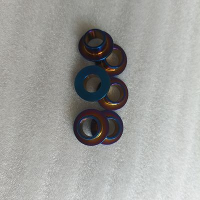 Customized Titanium Flange Nut with 6 points for Automobile Bicycle Modification