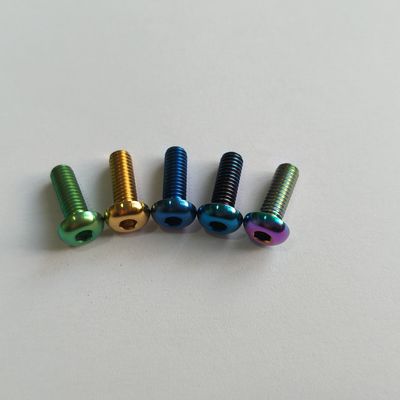 Din912 TAP Titanium bolt titanium Hex socket tapered head screw cutsomized